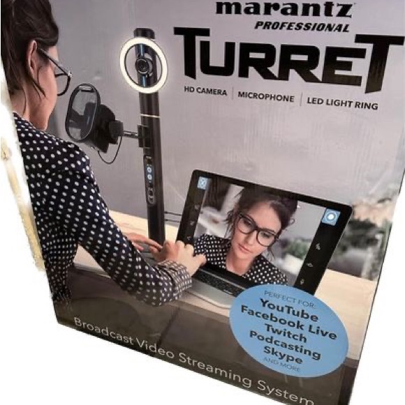 Marantz Turret Broadcaster Video-Streaming System YouTube podcast camera online - Picture 5 of 6